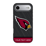 Arizona Cardinals Personalized EndZone Plus Bump Phone Case for Apple iPhone 17 Series