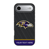 Baltimore Ravens Personalized EndZone Plus Bump Phone Case for Apple iPhone 17 Series