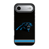 Carolina Panthers Stripe Bump Phone Case for Apple iPhone 17 Series