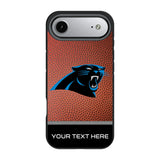 Carolina Panthers Personalized Football Bump Phone Case for Apple iPhone 17 Series