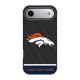 Denver Broncos Personalized EndZone Plus Bump Phone Case for Apple iPhone 17 Series