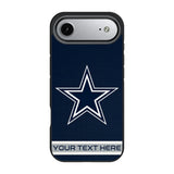 Dallas Cowboys Personalized Stripe Bump Phone Case for Apple iPhone 17 Series