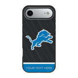 Detroit Lions Personalized EndZone Plus Bump Phone Case for Apple iPhone 17 Series