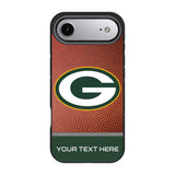 Green Bay Packers Personalized Football Bump Phone Case for Apple iPhone 17 Series