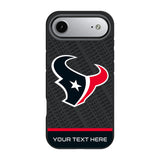 Houston Texans Personalized EndZone Plus Bump Phone Case for Apple iPhone 17 Series