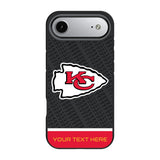 Kansas City Chiefs Personalized EndZone Plus Bump Phone Case for Apple iPhone 17 Series