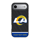 Los Angeles Rams Personalized EndZone Plus Bump Phone Case for Apple iPhone 17 Series