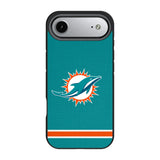 Miami Dolphins Stripe Bump Phone Case for Apple iPhone 17 Series
