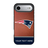 New England Patriots Personalized Football Bump Phone Case for Apple iPhone 17 Series