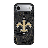 New Orleans Saints Paisley Bump Phone Case for Apple iPhone 17 Series