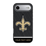 New Orleans Saints Personalized EndZone Plus Bump Phone Case for Apple iPhone 17 Series