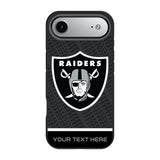 Las Vegas Raiders Personalized EndZone Plus Bump Phone Case for Apple iPhone 17 Series