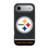 Pittsburgh Steelers Personalized EndZone Plus Bump Phone Case for Apple iPhone 17 Series