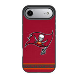 Tampa Bay Buccaneers Personalized Stripe Bump Phone Case for Apple iPhone 17 Series