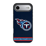 Tennessee Titans Personalized Stripe Bump Phone Case for Apple iPhone 17 Series