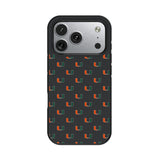 University of Miami Hurricanes Fashion Pattern Bump Phone Case for Apple iPhone 17 Series