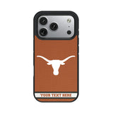 University of Texas Longhorns Personalized Stripe Bump Phone Case for Apple iPhone 17 Series