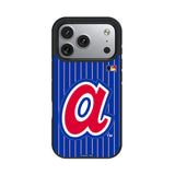 Atlanta Braves 1972-1980 - Cooperstown Collection Pinstripe Bump Phone Case for Apple iPhone 17 Series
