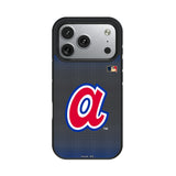 Atlanta Braves 1972-1980 - Cooperstown Collection Linen Bump Phone Case for Apple iPhone 17 Series