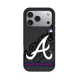 Atlanta Braves Personalized Tilt Bump Phone Case for Apple iPhone 17 Series