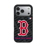 Boston Red Sox Personalized Tilt Bump Phone Case for Apple iPhone 17 Series