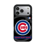 Chicago Cubs Personalized Tilt Bump Phone Case for Apple iPhone 17 Series