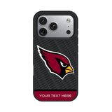 Arizona Cardinals Personalized EndZone Plus Bump Phone Case for Apple iPhone 17 Series