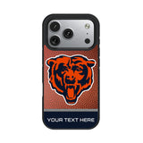 Chicago Bears Personalized Football Bump Phone Case for Apple iPhone 17 Series