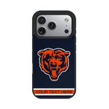 Chicago Bears Personalized Stripe Bump Phone Case for Apple iPhone 17 Series
