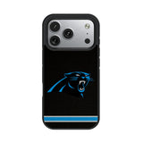 Carolina Panthers Stripe Bump Phone Case for Apple iPhone 17 Series