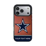 Dallas Cowboys Personalized Football Bump Phone Case for Apple iPhone 17 Series