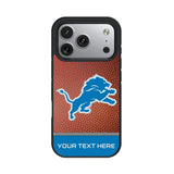 Detroit Lions Personalized Football Bump Phone Case for Apple iPhone 17 Series