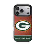 Green Bay Packers Personalized Football Bump Phone Case for Apple iPhone 17 Series