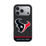 Houston Texans Personalized EndZone Plus Bump Phone Case for Apple iPhone 17 Series