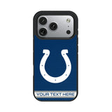 Indianapolis Colts Personalized Stripe Bump Phone Case for Apple iPhone 17 Series