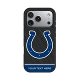Indianapolis Colts Personalized EndZone Plus Bump Phone Case for Apple iPhone 17 Series