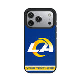 Los Angeles Rams Personalized Stripe Bump Phone Case for Apple iPhone 17 Series
