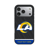 Los Angeles Rams Personalized EndZone Plus Bump Phone Case for Apple iPhone 17 Series