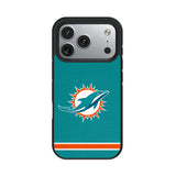 Miami Dolphins Stripe Bump Phone Case for Apple iPhone 17 Series