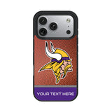 Minnesota Vikings Personalized Football Bump Phone Case for Apple iPhone 17 Series