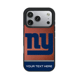 New York Giants Personalized Football Bump Phone Case for Apple iPhone 17 Series