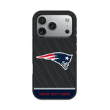 New England Patriots Personalized EndZone Plus Bump Phone Case for Apple iPhone 17 Series