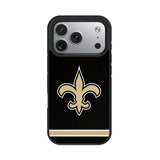 New Orleans Saints Stripe Bump Phone Case for Apple iPhone 17 Series