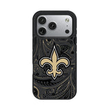 New Orleans Saints Paisley Bump Phone Case for Apple iPhone 17 Series