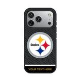 Pittsburgh Steelers Personalized EndZone Plus Bump Phone Case for Apple iPhone 17 Series