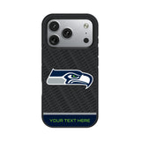 Seattle Seahawks Personalized EndZone Plus Bump Phone Case for Apple iPhone 17 Series