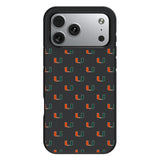 University of Miami Hurricanes Fashion Pattern Bump Phone Case for Apple iPhone 17 Series