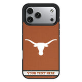University of Texas Longhorns Personalized Stripe Bump Phone Case for Apple iPhone 17 Series