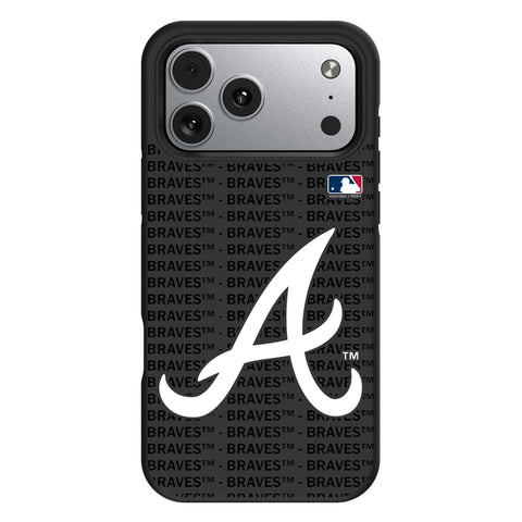 Atlanta Braves Text Backdrop Bump Phone Case for Apple iPhone 17 Series