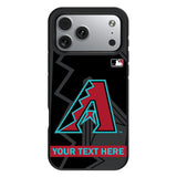 Arizona Diamondbacks Personalized Tilt Bump Phone Case for Apple iPhone 17 Series
